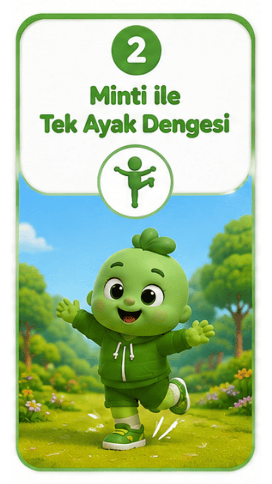 Minti ile Tek Ayak Dengesi